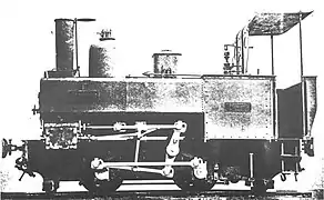 Corpet-Louvet (no 627-1895) "CHARLEVILLE" de l' Entreprise Beldant Frères et Baert pour la construction des Chemins de fer départementaux des Ardennes.