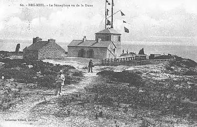 Corps de garde, sémaphore et menhir à la Belle Époque