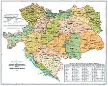 Régions militaires austo-hongroises (1894)