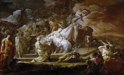 Sacrifice d'Iphigénie (1760)Musée du Prado