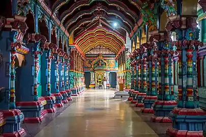 Couloirs intérieurs du temple