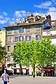 La place du marché à Bastia.