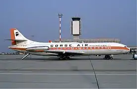 Ancienne Caravelle F-BVSF Corse Air International
