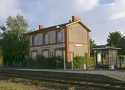 Bâtiment voyageurs de la gare.