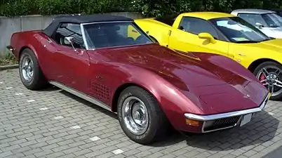 Corvette C3 Stingray cabriolet.