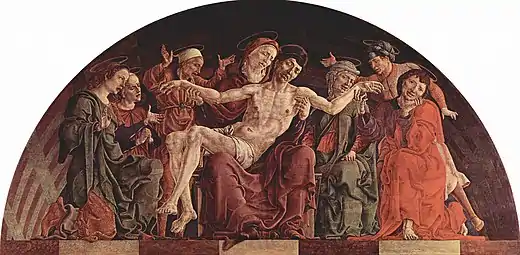 Cosmè Tura, vers 1474La Pietà, Paris, Musée du Louvre