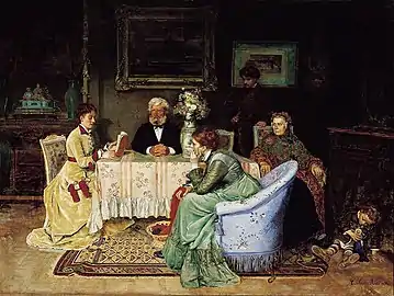 La Lecture (La lectura, 1874), Musée national des Beaux-Arts.