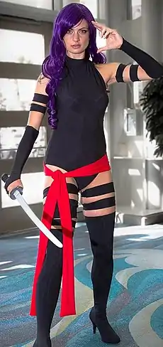 Cosplay de Psylocke.