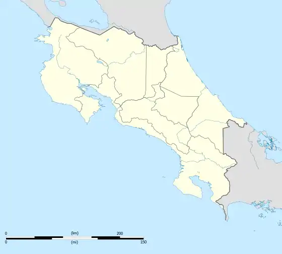 Voir sur la carte administrative du Costa Rica