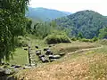 Ruines de l'ancienne forteresse dace de Costești