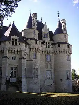 Vue du château d'Ussé.