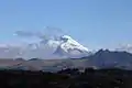 Le Cotopaxi, stratovolcan à proximité de Quito(5 897 m).