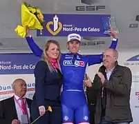 Arnaud Démare vainqueur de la 1re étape des Quatre Jours de Dunkerque.