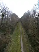 Coulonvillers-La traverse du Ponthieu, vue du pont.