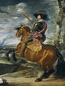 Gaspar de Guzmán, comte-duc d'Olivares, à cheval (Diego Vélasquez).