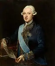 Le comte de Floridablanca, premier ministre, peint par Francisco Goya v. 1782-1783.