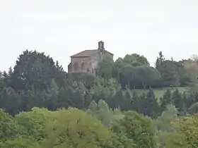 Notre-Dame des pilotes vue depuis le circuit Paul Armagnac de Nogaro.