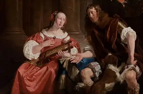 Couple en Ulysse et Pénélope1668, Speed Art Museum