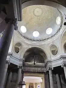 dôme de la nef  de l'église de Givry