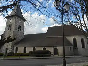 Église de Coupvray où Louis Braille a été baptisé.