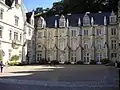 Cour intérieure du château d'Ussé.