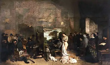 Gustave Courbet, L'atelier du peintre (1855)