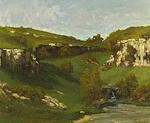 La source de la LoireGustave Courbet.