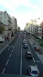 Depuis le pont du boulevard St-Denis.