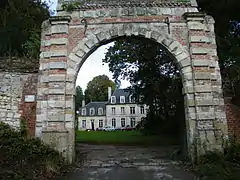 Entrée du château.