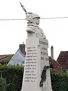 Monument aux morts de Courgenay.