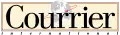 Logo de Courrier international dans la seconde moitié des années 1990.