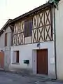 Maison à pans de bois dans le bourg (septembre 2012)