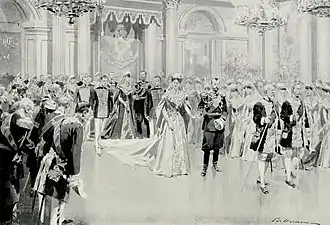 Le tsar ouvrant le bal (1913)