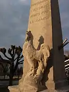 Le Monument aux morts de Courteranges.