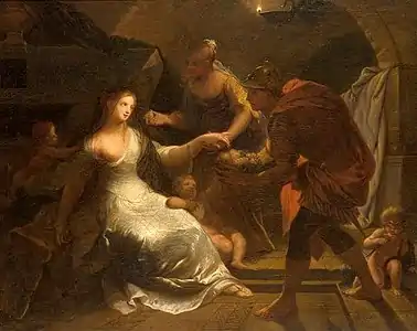 La Mort de Sophonisbe,v. 1710-1730, Jacques-François Courtin.