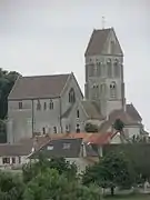 Vue méridionale de l'église