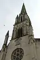 Le clocher néogothique (juin 2012)