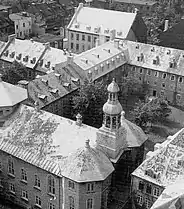 Le monastère en 1940.