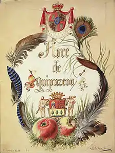 Couverture du premier album de La flore de Guipuzcoa (1858).