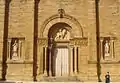 Le portail de l'église Saint-Maurice.