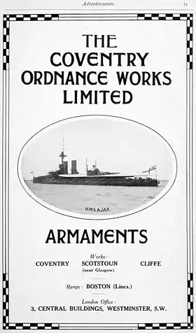 logo de Coventry Ordnance Works