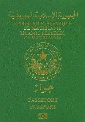 Couverture d'un passeport mauritanien