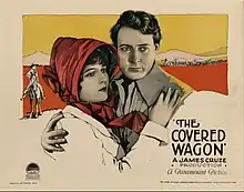 Description de l'image Covered Wagon lobby card.jpg.