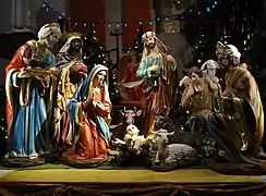 Crèche de Noël, oratoire Saint-Joseph, Montréal, Canada