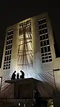 Crèche devant l'Eglise Saint-Jacques à Montrouge