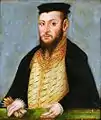 Sigismond II de Pologne « Auguste », par Lucas Cranach le Jeune.