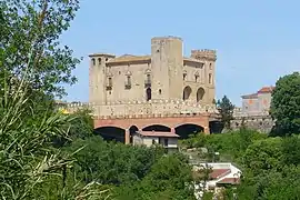 Le panorama du château.