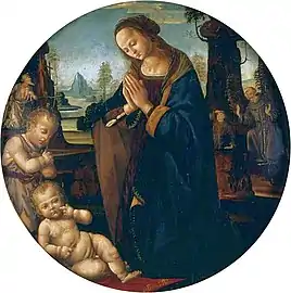 Adoration de l'Enfant1510-1520Musée Czartoryski, Cracovie.