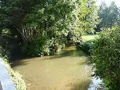 La dérivation de la Crempse au moulin de Frontignac à Bourgnac.