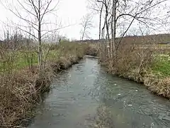 En limites de Beleymas et Saint-Hilaire-d'Estissac.